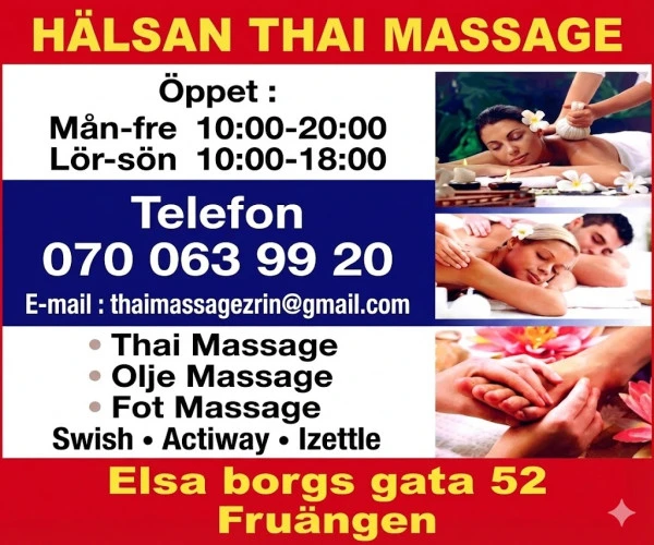 Hälsan Thai Massage Fruängen
